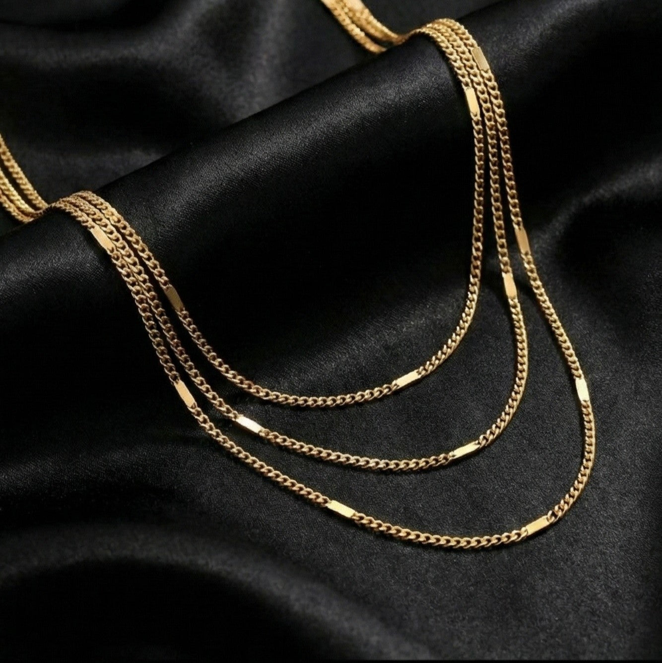 Three Layers Chain Necklace
