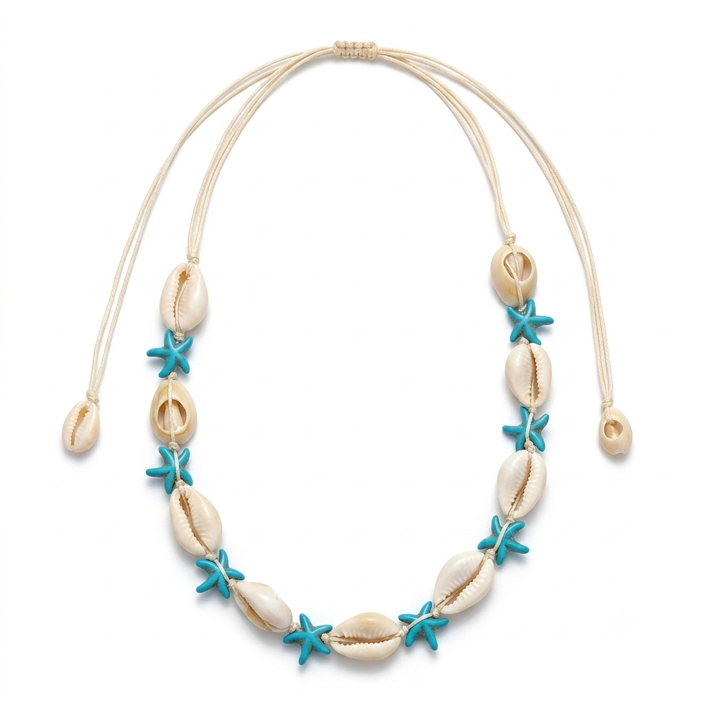 Blue Shell Necklace