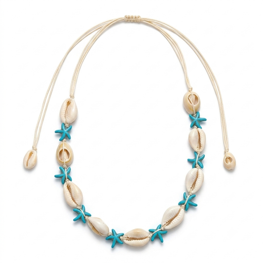Blue Shell Necklace