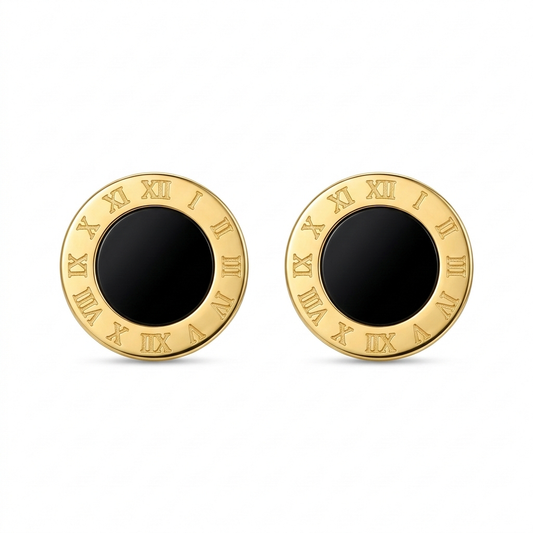 Black Bulgari Earrings