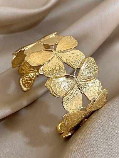 Butterflies Cuff Bracelet