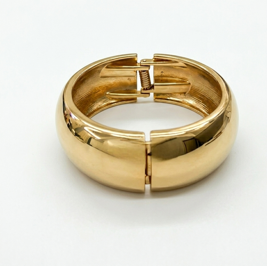 Chunky Mirrored Cuff Bracelet