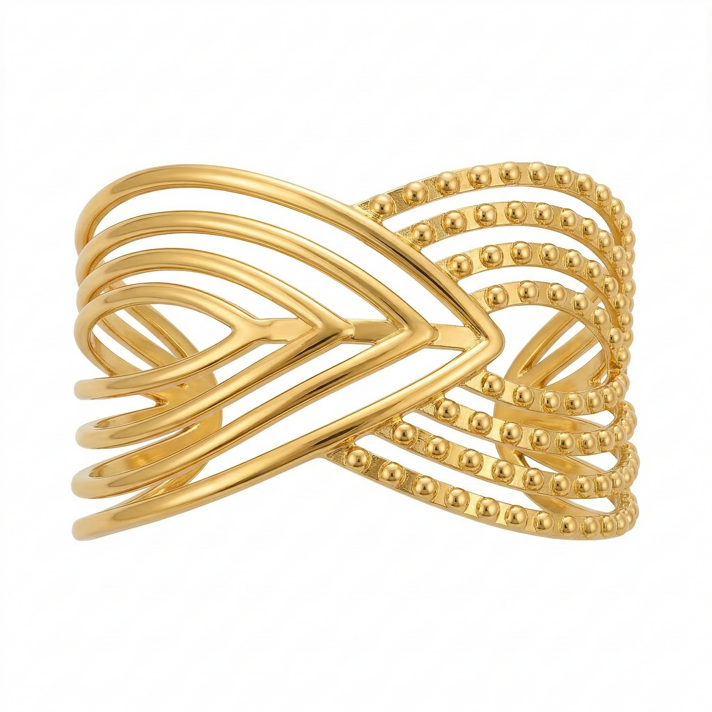 Criss-Cross Cuff Bracelet