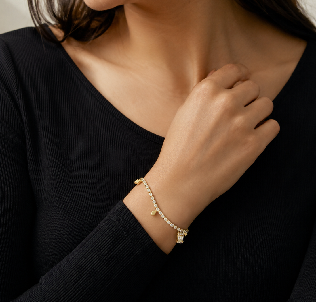 Crystal Tennis Bracelet