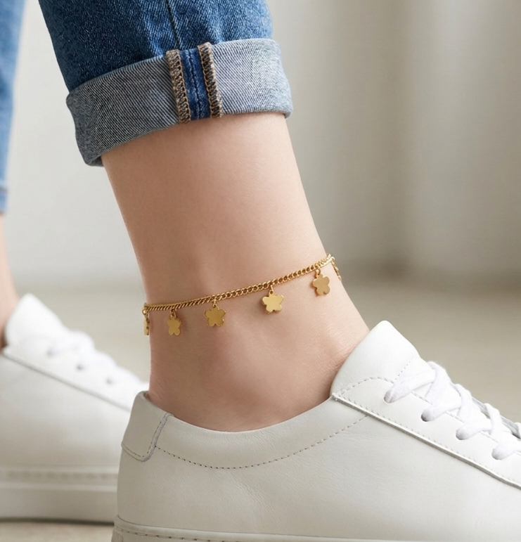Flower Anklet