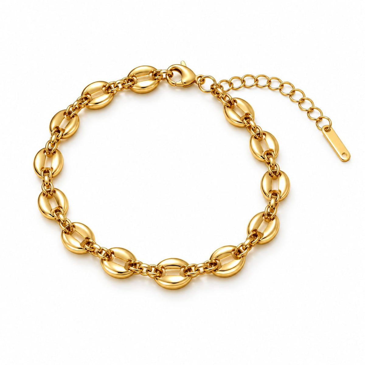 Gold Coffee Bean Bracelet