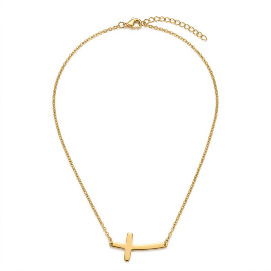 Gold Cross Necklace