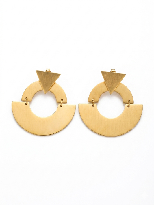 Half Circle Earrings