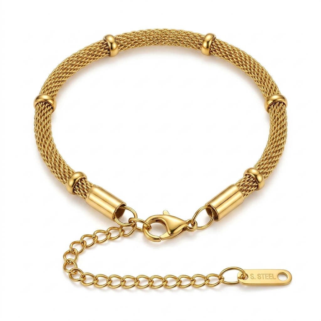 Mesh Chain Ball Bracelet
