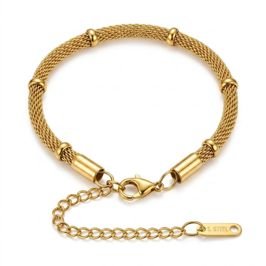 Mesh Chain Ball Bracelet