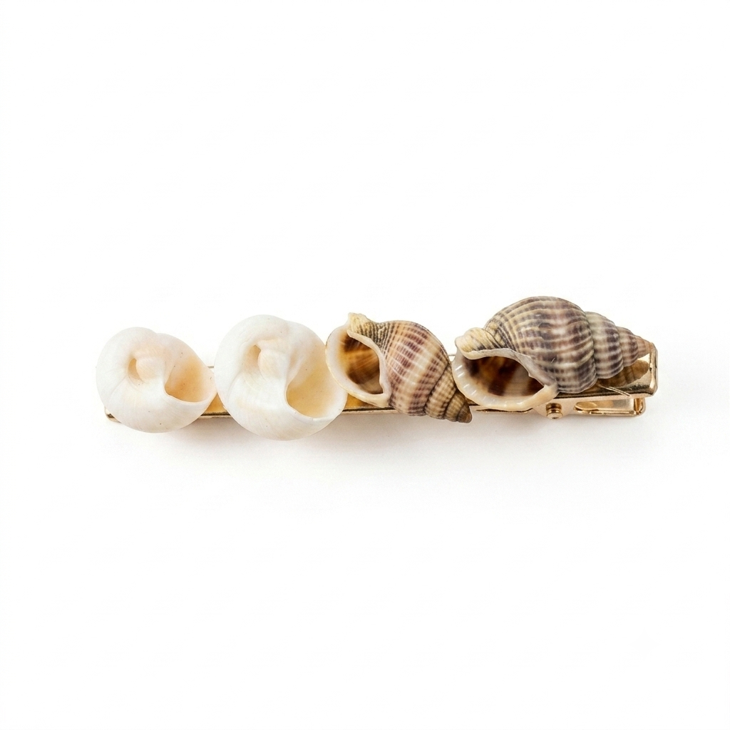2 Pieces Shell Hair clip