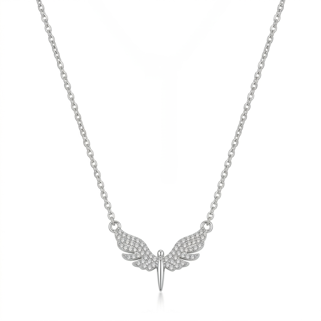 Silver Butterfly Necklace