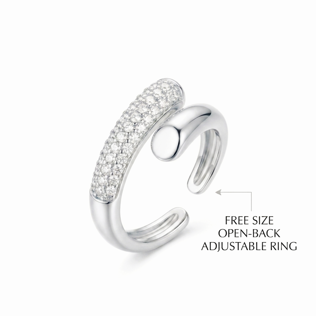 Silver Double Ring