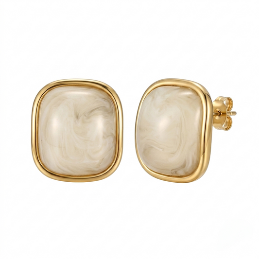 Pearl White Earrings