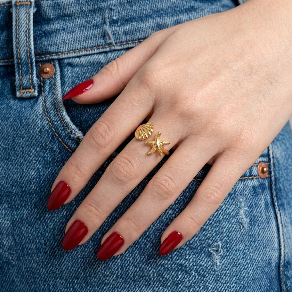 Star Shell Ring