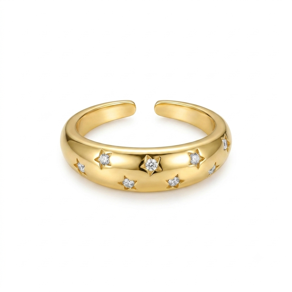 Stars Pinky Ring