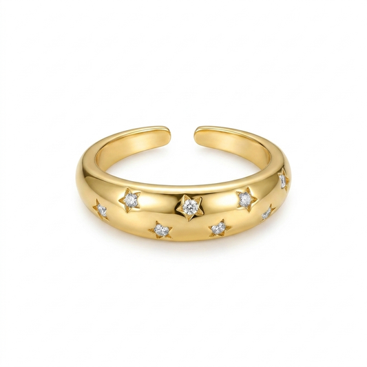 Stars Pinky Ring