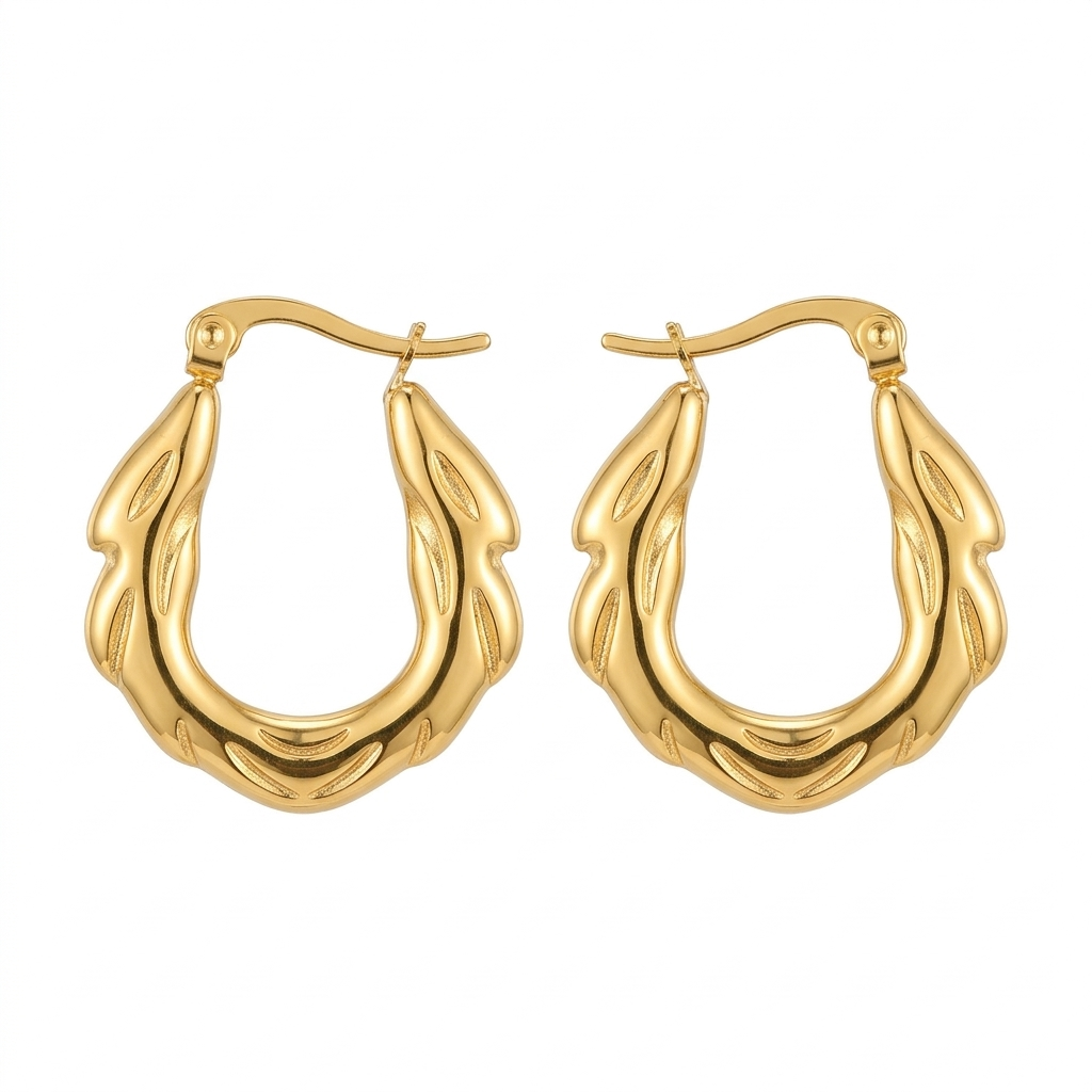 Twisted U Earrings