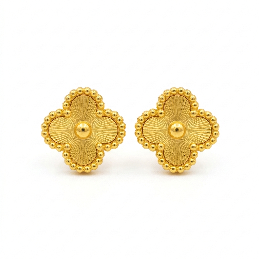 Gold Van Cleef Earrings