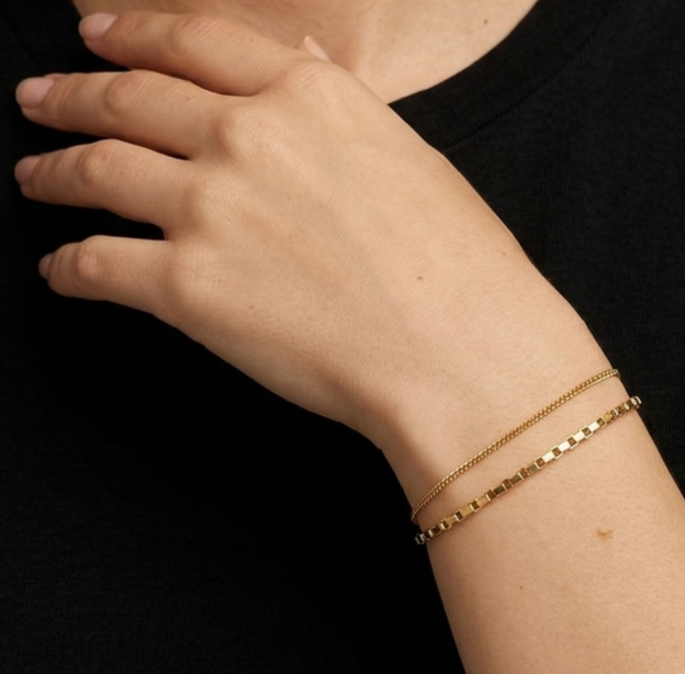 Bold Links Layers Bracelet
