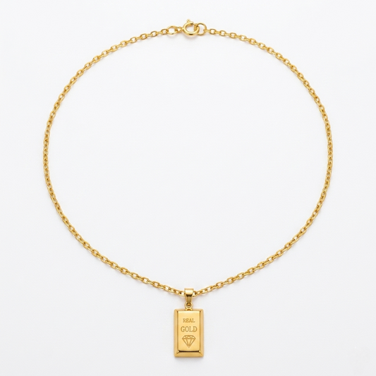 Gold Bar Necklace