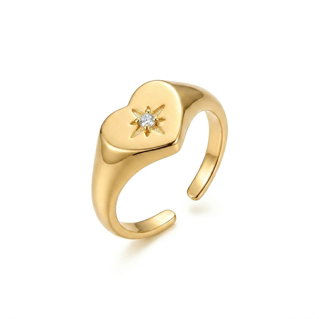 Heart Pinky Ring