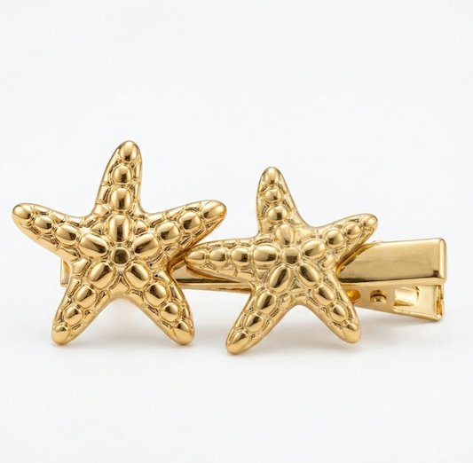 Star Shell Hair Clip