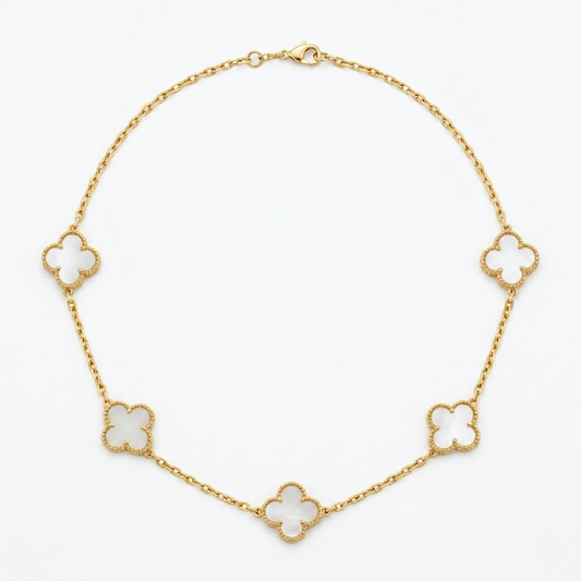 White Clover Van Cleef Necklace