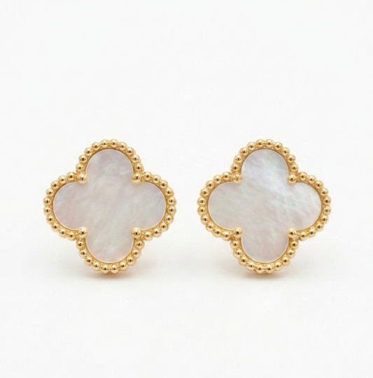 White Van Cleef Earrings