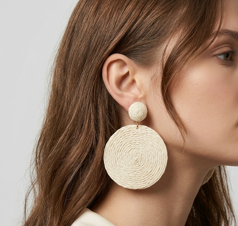 Solid Circle Boho Earrings