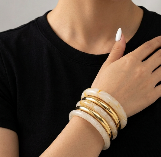 Beige and Gold Set