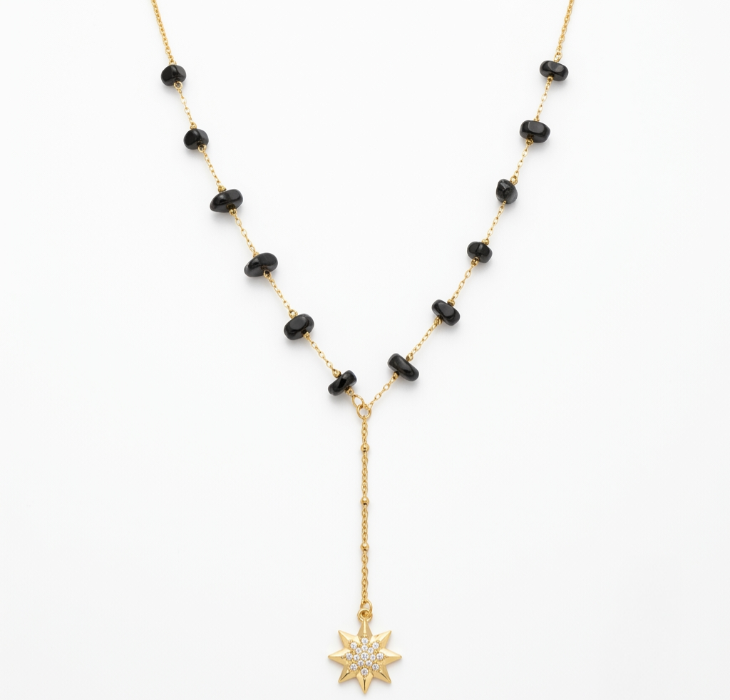 Black Charms Necklace