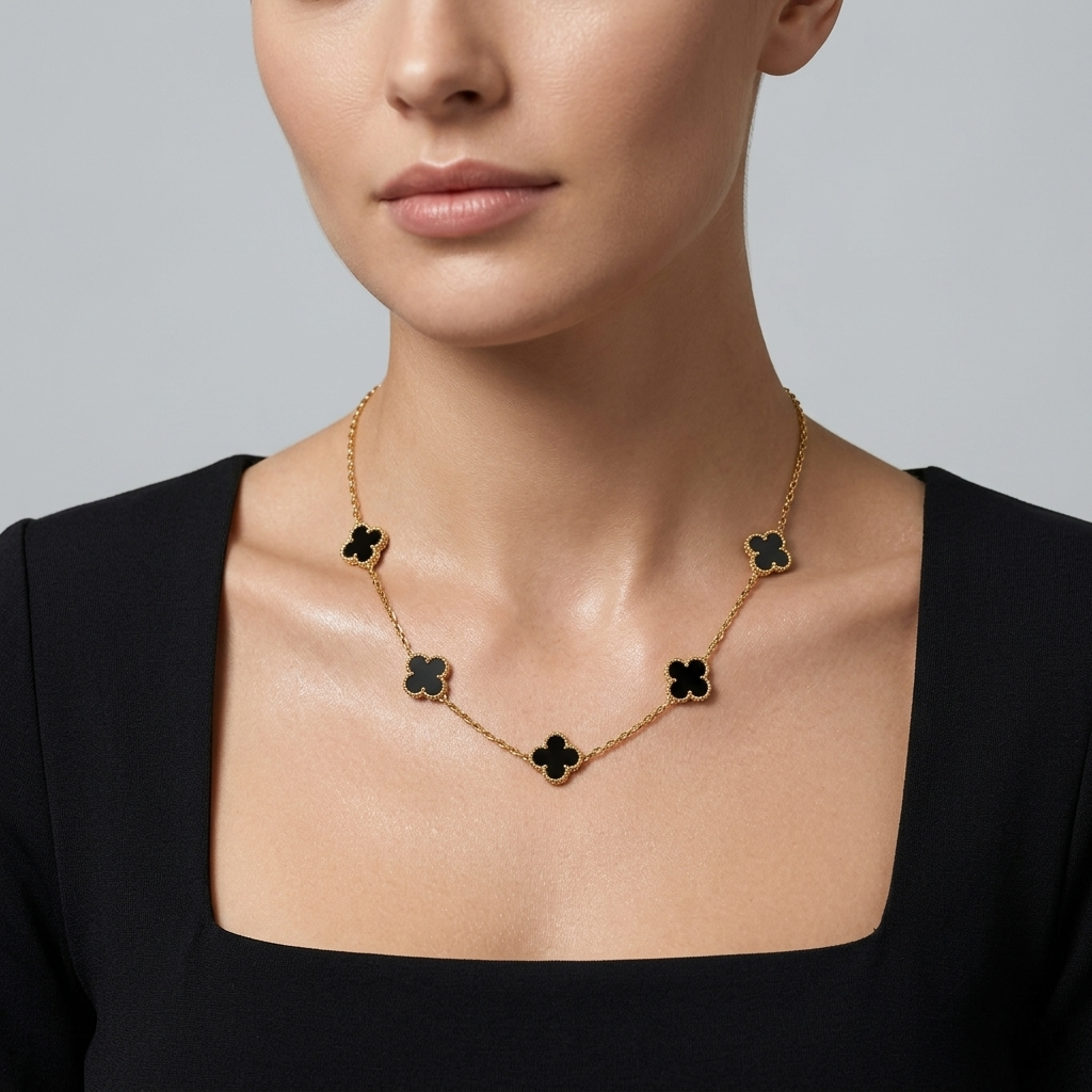 Black Clover Van Cleef Necklace
