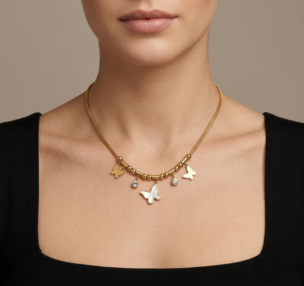 Butterflies Pandora Necklace