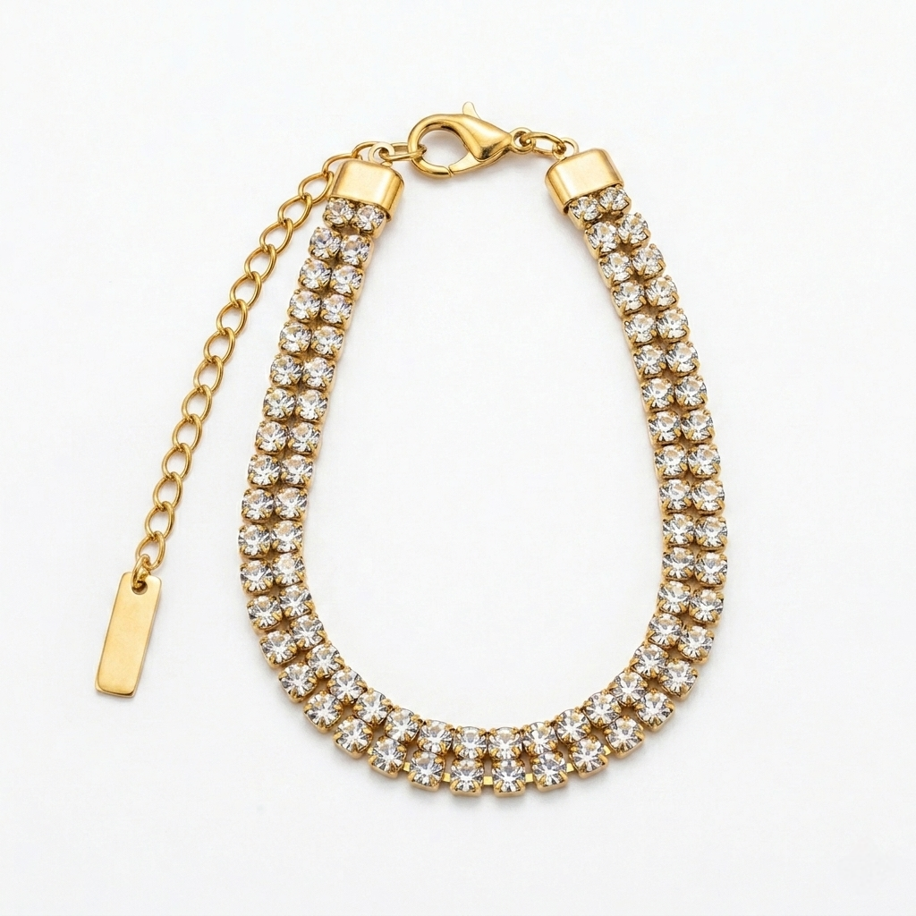 Double Tennis Bracelet