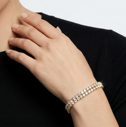 Double Tennis Bracelet