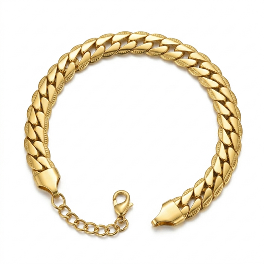 Flat Snake Chain Bracelet