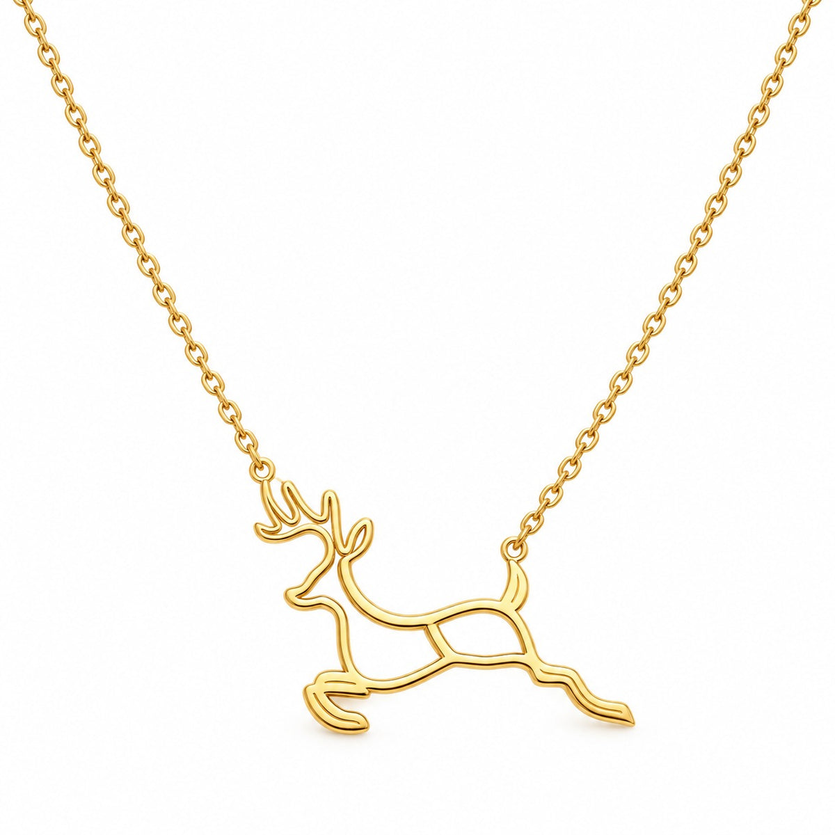Full Deer Necklace
