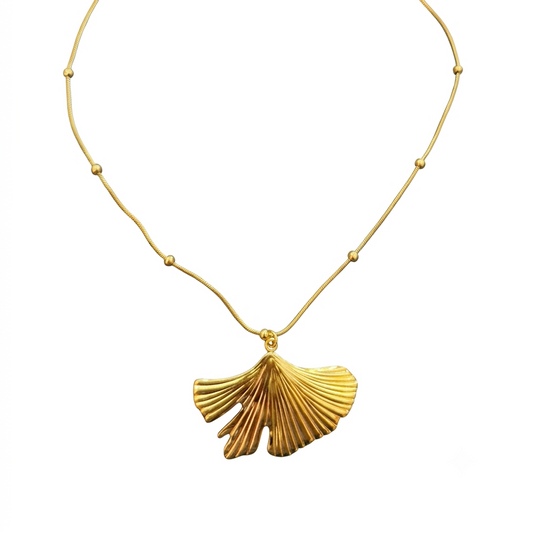 Ginkgo Leaf Necklace