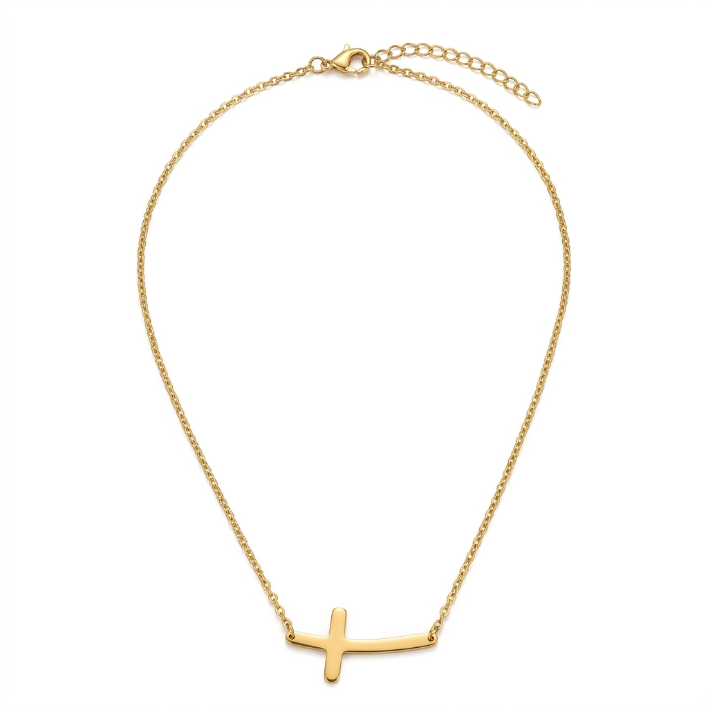 Gold Cross Necklace