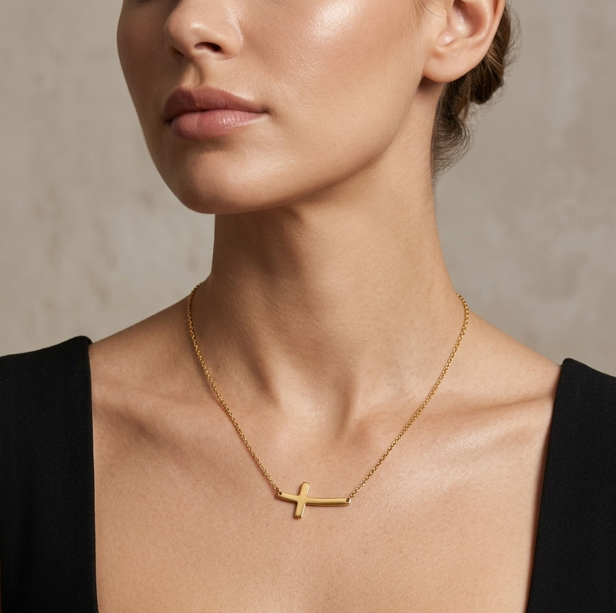 Gold Cross Necklace