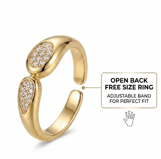 Gold Mirrored Ring