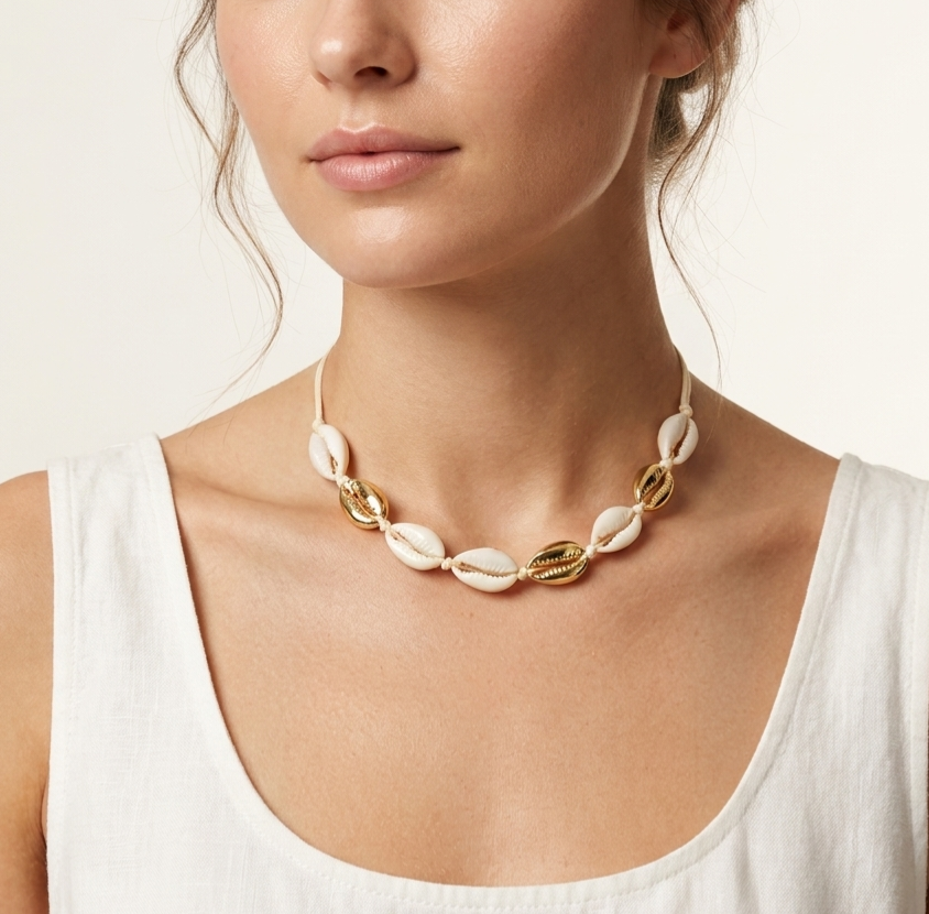 Gold Shell Necklace