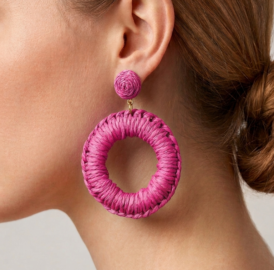 Round Boho Earrings