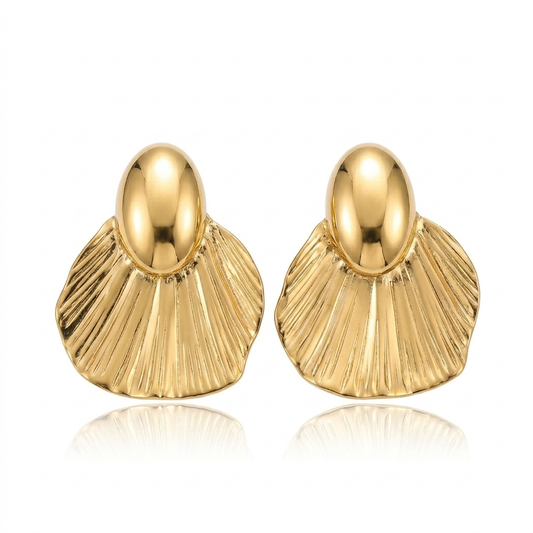 Leaf Textured Earrings