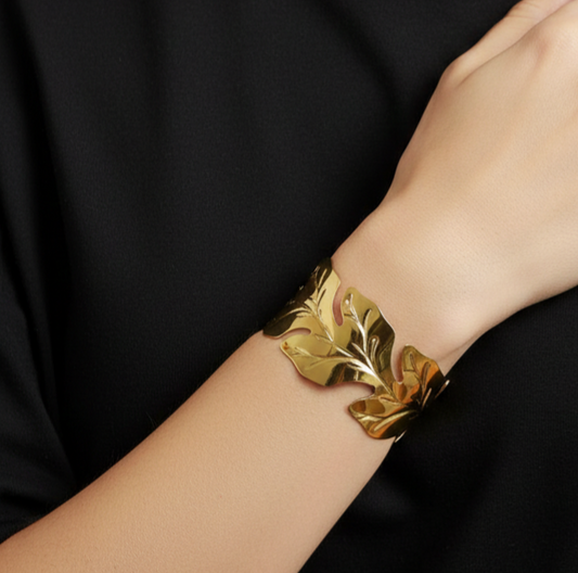 Leaves Cuff Bracelet