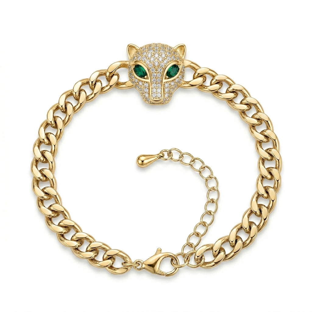 Leopard Gold Bracelet