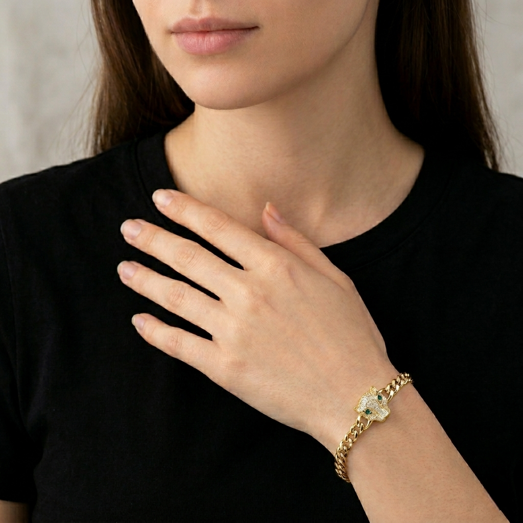 Leopard Gold Bracelet