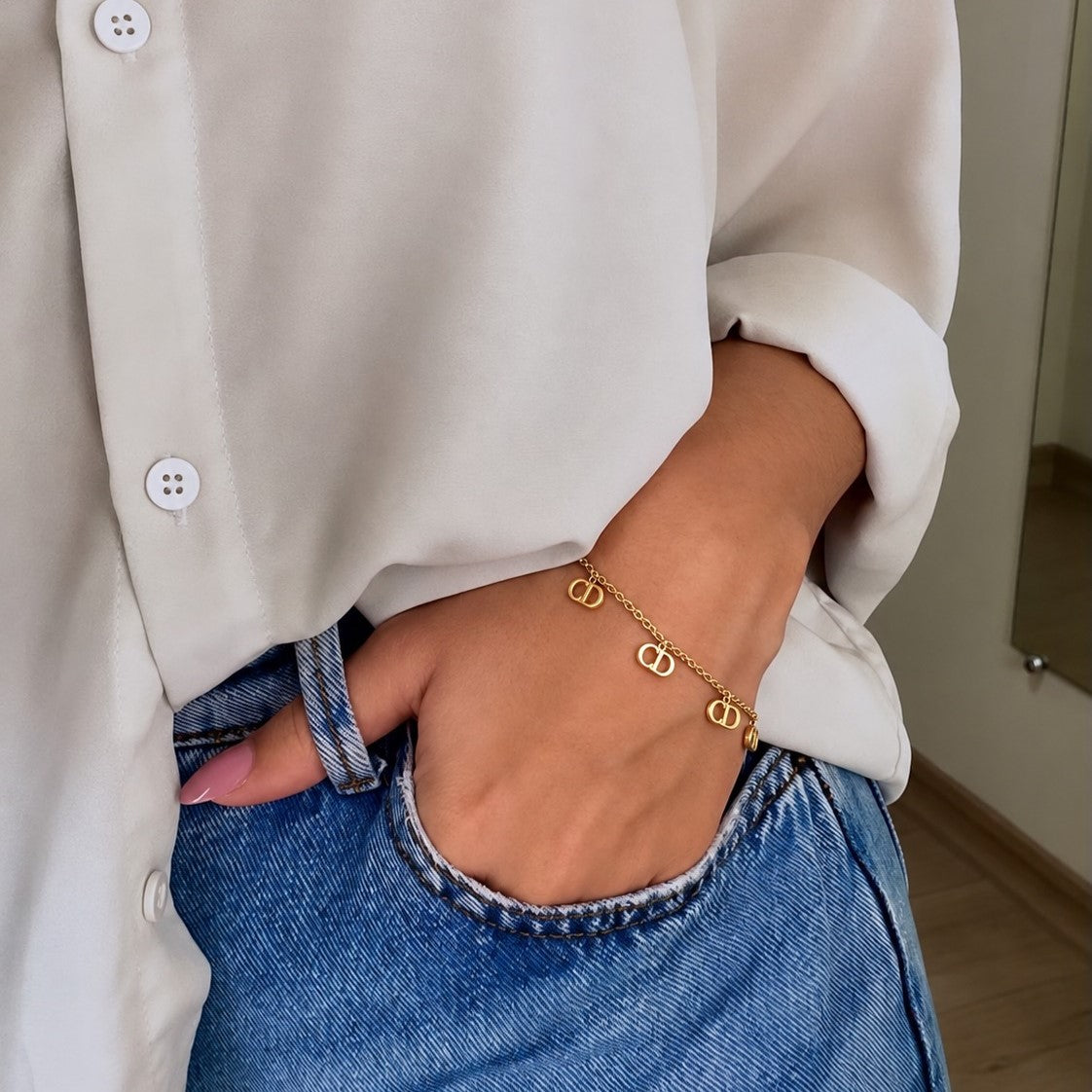 Multi CD Bracelet
