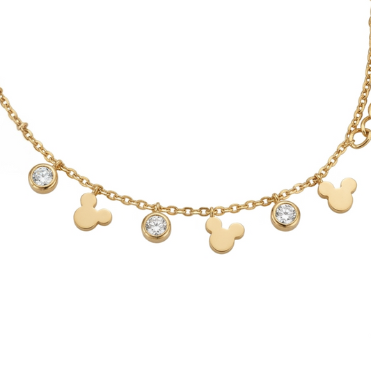 Mickey And Strass Bracelet